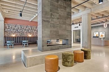 Complimentary coffee bar & lounge